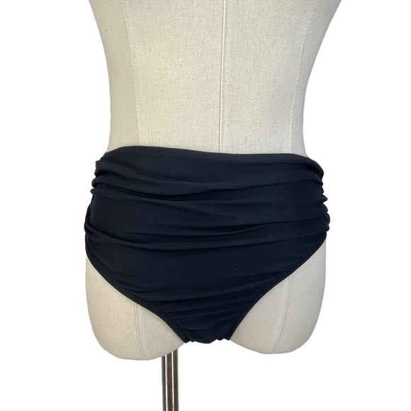 NWT Lenny Neimeyer High Waisted Swim Bottom Black - Picture 2 of 6